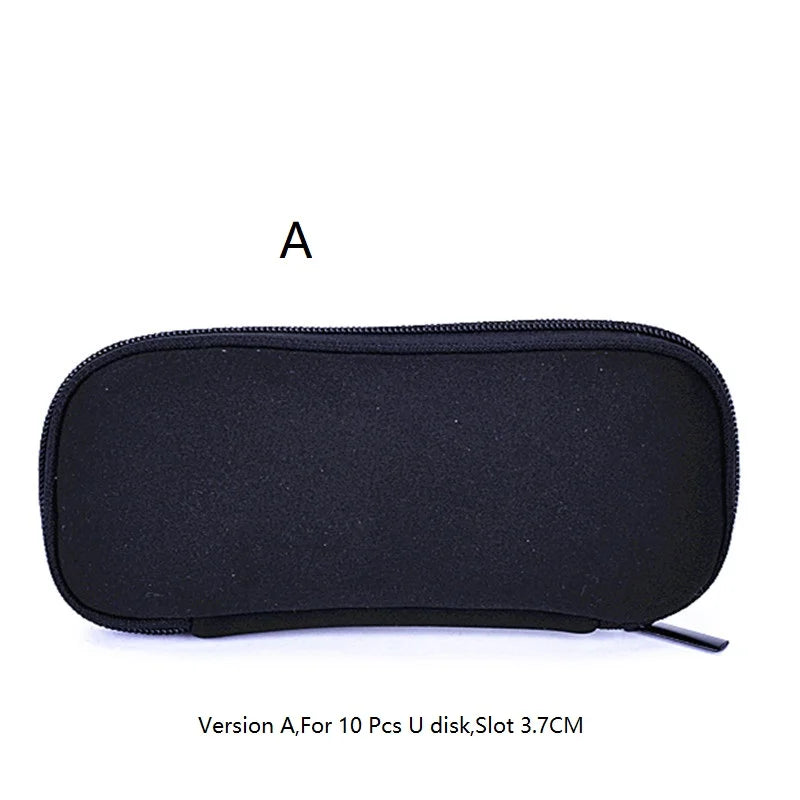 Double Layer USB Flash Drive Case USB Stick Drive Carrying Case USB Thumb Drive Case USB Memory Stick Case Electronic Accessorie