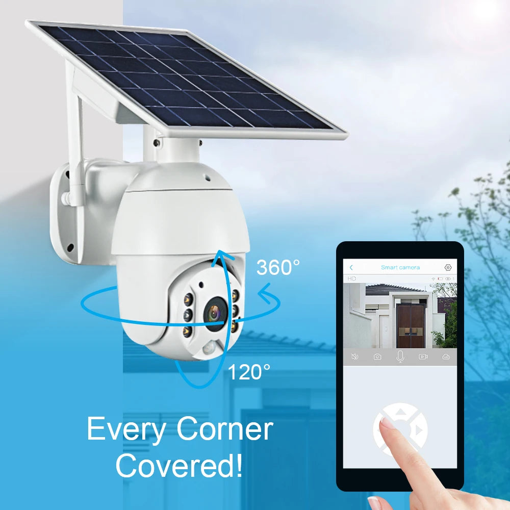 Loosafe 1080P 2MP Wifi 4G Camera Low Power Solar Battery Camera Outdoor Full Color Night Version Wireless 4g Security C