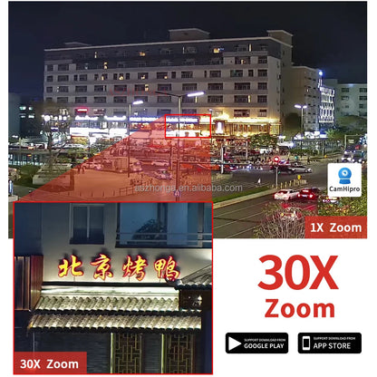 5MP 3G 4G SIM CARD Security IP Network Camera 33X Zoom 1080P HD PTZ Outdoor Home Surveillance Cam CCTV  Full Color Night Vision