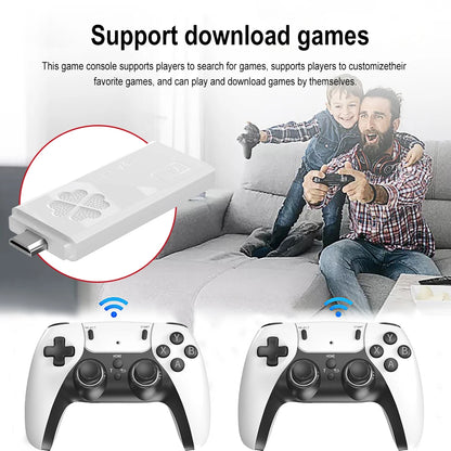 Smart TV BOX M8II Pro Mini 10000 Games TV Game Console 1GB 8GB With 64GB TF Allwinner H313 Android 12