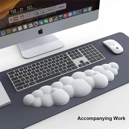 Yunduo Wrist Support Mouse Pad Silicone Foam Keyboard Wrist Support High-lookingOffice Wrist Support Mouse  PUPad