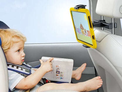 Lamicall CH05 Universal Car Back Seat Tablet Stand 360 Rotation Plastic Headrest Mount Holder for Baby Kids Movie Flexible Phone