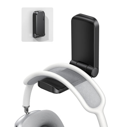 Lamicall DH02 Universal Headphone Holder Wall Mount Sticky Headset Hanger Hook No Drill Adhesive Earphone Stand for Gaming PC