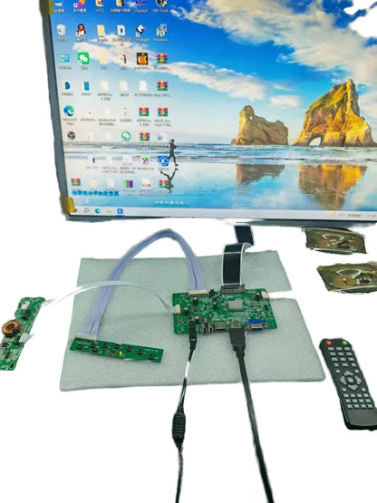 4K  Resolution V by One TFT LCD Monitor Controller Board with VGA 2*HD MI2.0  2*USB Inputs Support 4K LCD Screen & USB Loop Play