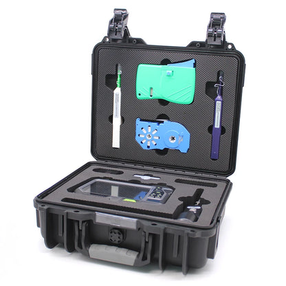 Optic Fiber Endface Inspection Video Microscope with Cleaning Tool Kits for 1.25/2.0/2.5mm Connector and Adapter