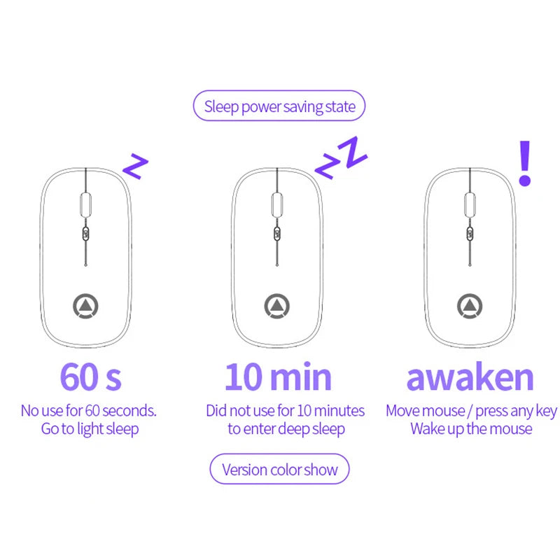 UTHAI DB60 wireless battery version mouse mute adjustable DPI1600 mouse intelligent sleep 2.4gHz long battery life mouse