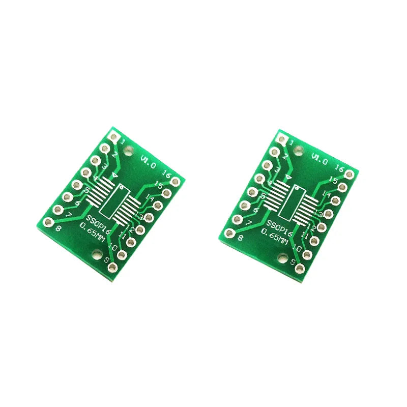 10PCS/Lot TSSOP16 SSOP16 SOP16 Transfer to DIP16 IC Adapter Converter Socket Board Module Adapters Plate 0.65mm 1.27mm