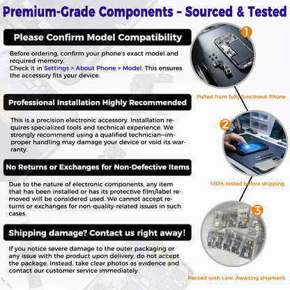 Features Work Camera For iPhone 11 12 Pro 14 Pro Max MINI Back Camera Rear Main Camera For iPhone 12 13 PRO MAX 14 Plus Camera