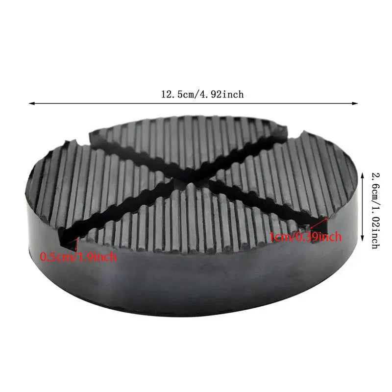 Universal Rubber Jack Pad Support Pinch Weld Slotted Floor Frame Rail Adapter Car Removal Repair Tool High Quality