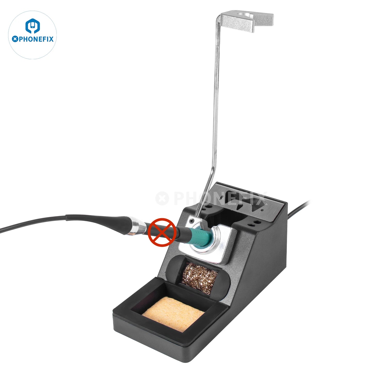 Universal Metal Soldering Iron Holder C210 C245 C115Intelligent Welding Table Sleep Base for JBC sugon aifen aixun Handle Holder