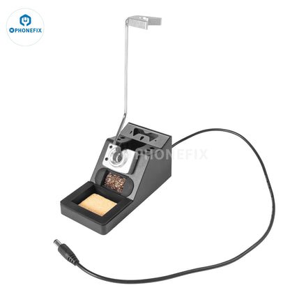 Universal Metal Soldering Iron Holder C210 C245 C115Intelligent Welding Table Sleep Base for JBC sugon aifen aixun Handle Holder