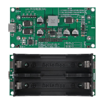 Type-C 15W 3A Fast Charge UPS Power Supply / 18650 Lithium Battery