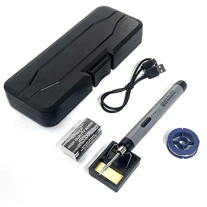 USB soldering iron mini small soldering iron set portable household type-C interface 800mAh battery Adjustable temperature