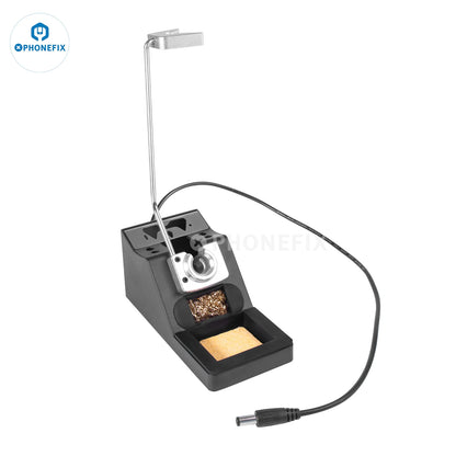 Universal Metal Soldering Iron Holder C210 C245 C115Intelligent Welding Table Sleep Base for JBC sugon aifen aixun Handle Holder
