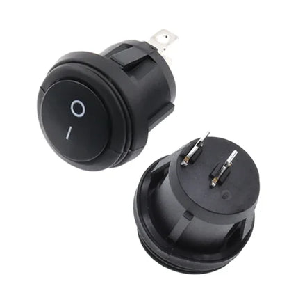5PCS ON/OFF Round Waterproof Boat LED Rocker Switch Light 12V 220V Power Button Switch On Off On Toggle Boat