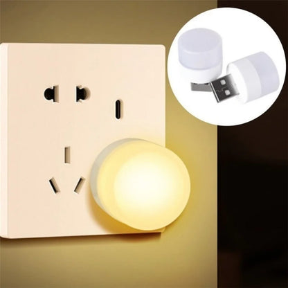 Mini USB Night Light LED Plug Lamp 1W Super Bright Eye Protection USB Book Light Computer Mobile Power Charging USB LED