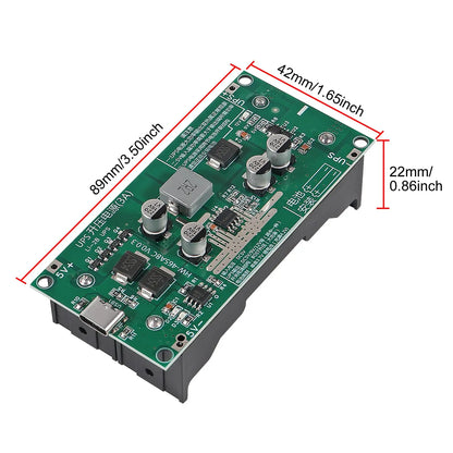Type-C 15W 3A Fast Charge UPS Power Supply / 18650 Lithium Battery