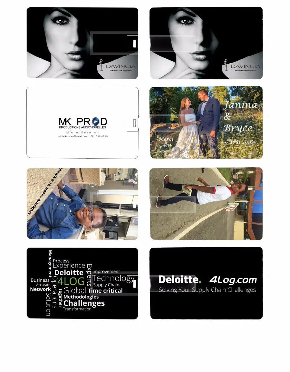 20 PCS/LOT USB Credit Card 2.0 3.0 pendrive 1GB 2GB 4GB 8GB 16GB 32GB 64GB 128GB memorias cle memory stick Business Card usb