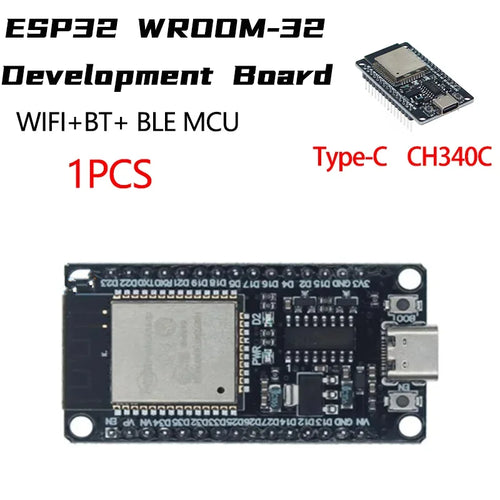 ESP32 WROOM-32 Development Board TYPE-C CH340C/ CP2102 WiFi+Bluetooth