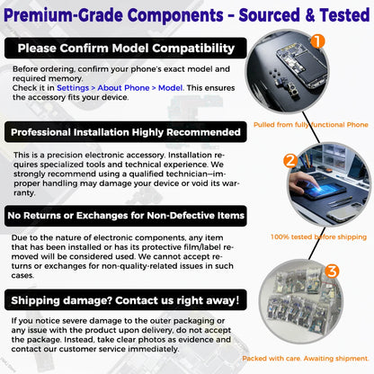 Features Work Camera For iPhone 11 12 Pro 14 Pro Max MINI Back Camera Rear Main Camera For iPhone 12 13 PRO MAX 14 Plus Camera