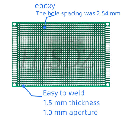 Double Side Prototype Diy Universal Printed Circuit PCB Board Protoboard 9x15 8x12 7x9 6x8 5x7 4x6 3x7 2x8 CM