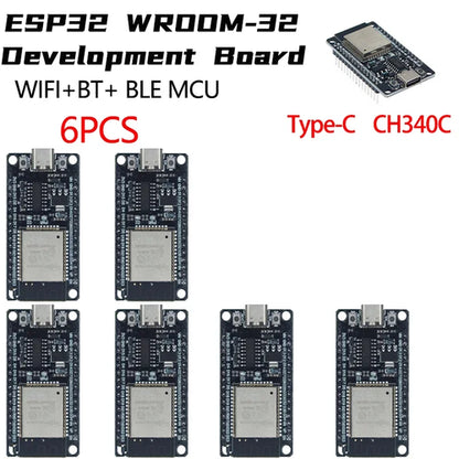 ESP32 WROOM-32 Development Board TYPE-C CH340C/ CP2102 WiFi+Bluetooth