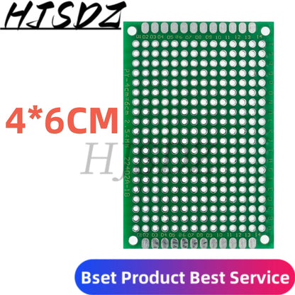 Double Side Prototype Diy Universal Printed Circuit PCB Board Protoboard 9x15 8x12 7x9 6x8 5x7 4x6 3x7 2x8 CM