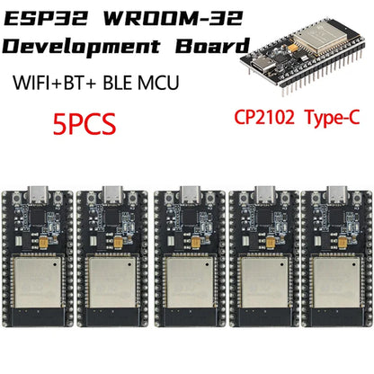 ESP32 WROOM-32 Development Board TYPE-C CH340C/ CP2102 WiFi+Bluetooth