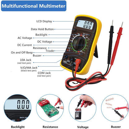 2026 Electric Soldering Iron Kits (SKU:10-IN-1)(16-IN-1)(20-IN-1) 60W Adjustable Temperature Replaceable Soldering Iron Welding