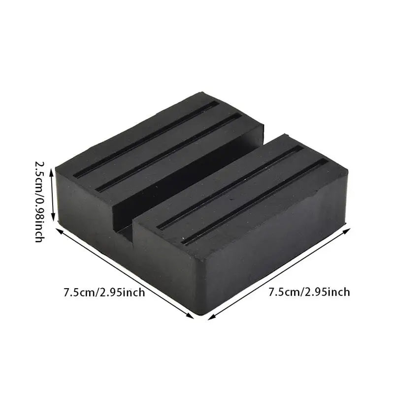 Universal Rubber Jack Pad Support Pinch Weld Slotted Floor Frame Rail Adapter Car Removal Repair Tool High Quality