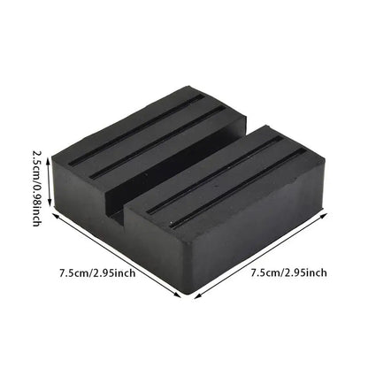 Universal Rubber Jack Pad Support Pinch Weld Slotted Floor Frame Rail Adapter Car Removal Repair Tool High Quality