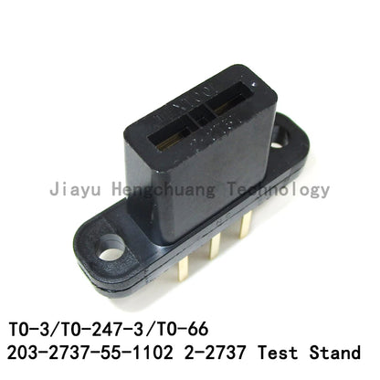 Triode test aging seat TO-247/220/92/TO3P 3 pins 4 feet 5 pins 1.27mm1.7mm 2.54mm pitch aging socket