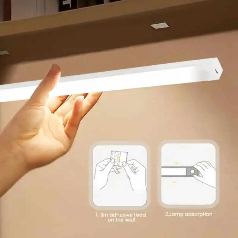 Wireless LED Night Lights Motion Sensor Lights Closet Kitchen Night