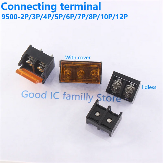 HB9500-2P 3P 4Pin PCB Screw Terminal Block Connector KF9500 HB-9500 300V 30A Lid Barrier Terminal 9.5MM Pitch