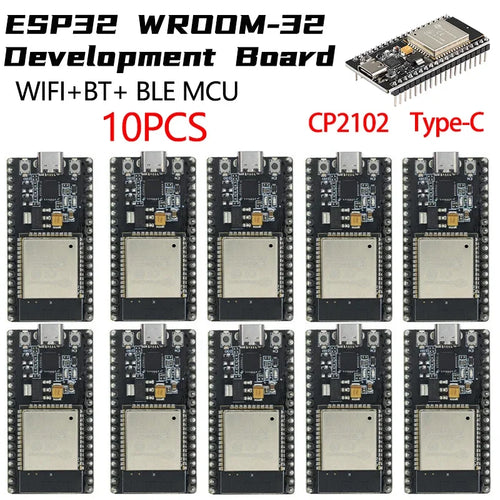 ESP32 WROOM-32 Development Board TYPE-C CH340C/ CP2102 WiFi+Bluetooth