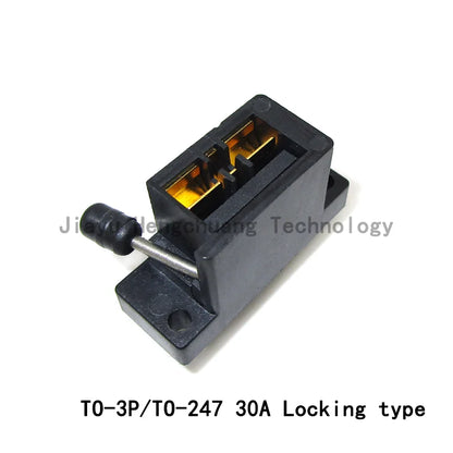 Triode test aging seat TO-247/220/92/TO3P 3 pins 4 feet 5 pins 1.27mm1.7mm 2.54mm pitch aging socket