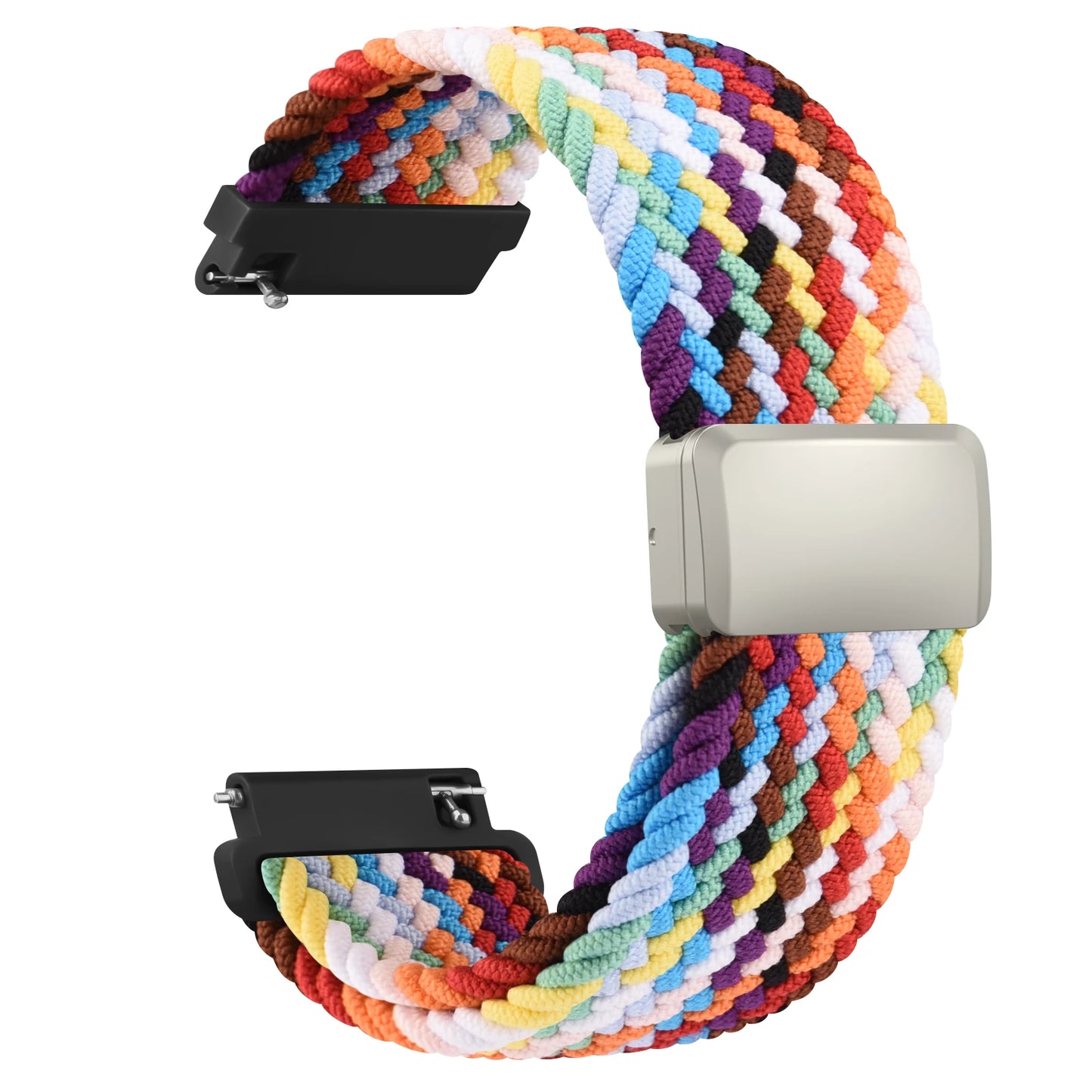 18/20/22mm Braided Strap For Garmin Vivoactive 4 5 3 s/Venu 3 2s Sq 2 Plus/Forerunner 265 255S 645 245 Music/Vivomove Watch Band