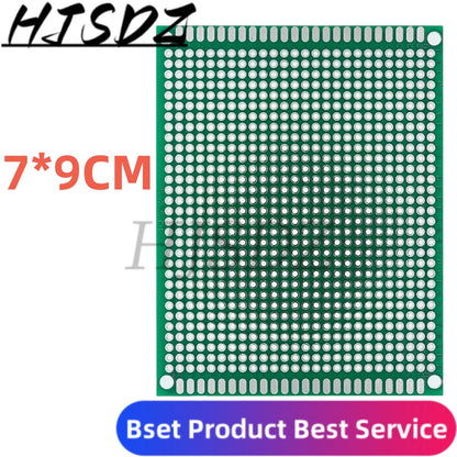 Double Side Prototype Diy Universal Printed Circuit PCB Board Protoboard 9x15 8x12 7x9 6x8 5x7 4x6 3x7 2x8 CM
