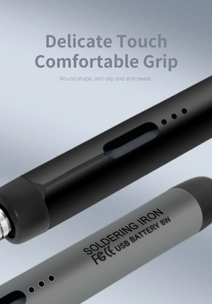 USB soldering iron mini small soldering iron set portable household type-C interface 800mAh battery Adjustable temperature