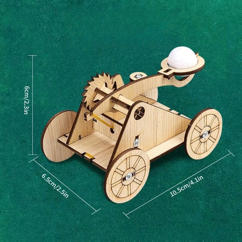 DIY Microscope Excavator fan robot  Model Kit - Science And Technology Trend Toy for Small Projects Educational Experiment