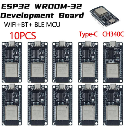 ESP32 WROOM-32 Development Board TYPE-C CH340C/ CP2102 WiFi+Bluetooth