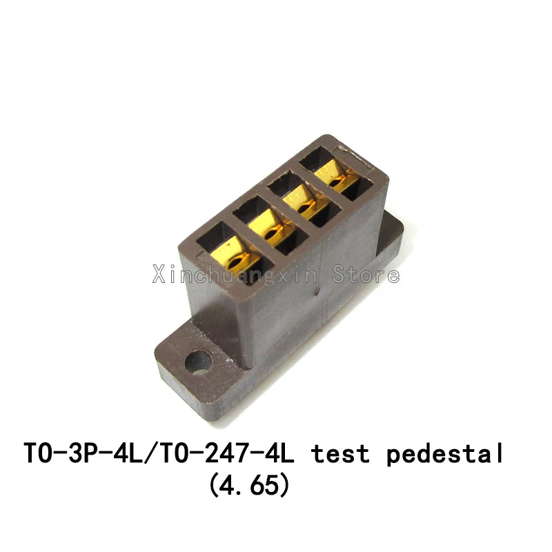 Triode test aging seat TO-247/220/92/TO3P 3 pins 4 feet 5 pins 1.27mm1.7mm 2.54mm pitch aging socket