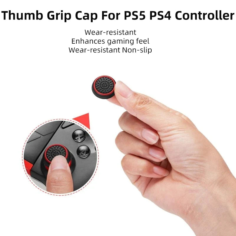 Thumb Stick Grip Caps Non-slip Silicone Analog Joystick Thumbstick for