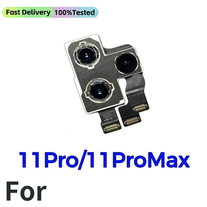 Features Work Camera For iPhone 11 12 Pro 14 Pro Max MINI Back Camera Rear Main Camera For iPhone 12 13 PRO MAX 14 Plus Camera