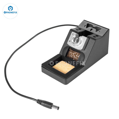 Universal Metal Soldering Iron Holder C210 C245 C115Intelligent Welding Table Sleep Base for JBC sugon aifen aixun Handle Holder