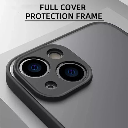 Matte Phone Case For iPhone 14 13 12 15 Pro Max Mini Luxury Soft Silicone Shockproof Case For iPhone 11 XS MAX X XR 7 8 Plus SE