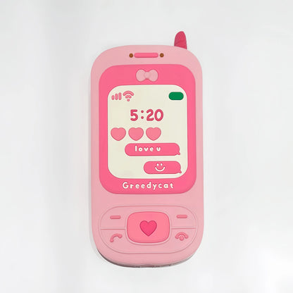 Couple's Fun Accessories Fashionable Pink Push-pull Telephone Design Phone Case For iPhone 13 14 15 16 Pro Max Anti Drop Case