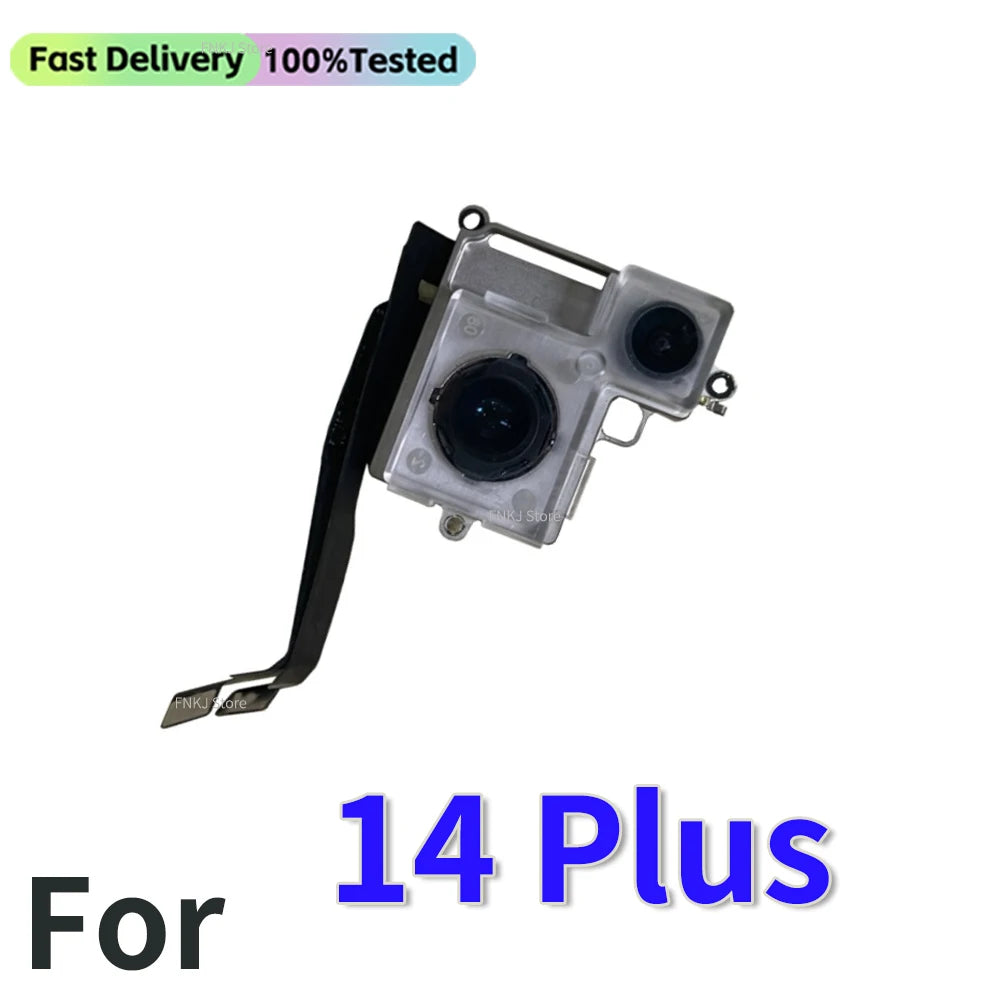 Features Work Camera For iPhone 11 12 Pro 14 Pro Max MINI Back Camera Rear Main Camera For iPhone 12 13 PRO MAX 14 Plus Camera