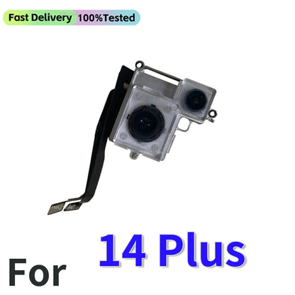 Features Work Camera For iPhone 11 12 Pro 14 Pro Max MINI Back Camera Rear Main Camera For iPhone 12 13 PRO MAX 14 Plus Camera