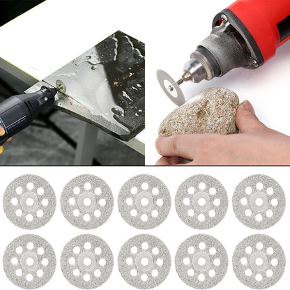 6-32Pcs Mini Circular Saw Blade Set Sanding Grinding Wheel Cutting Disc for Dremel Accessories Metal Cutting Rotary Tools
